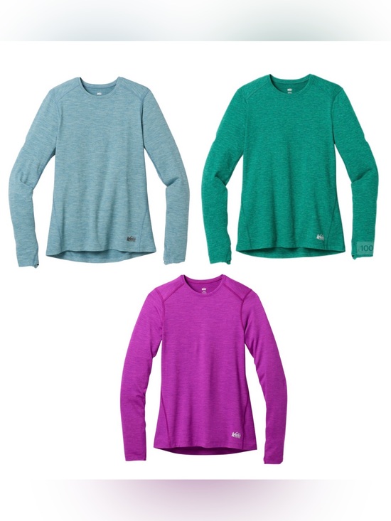 REI Tops - Lot of (3) REI Co-op Midweight Long-Sleeve Base Layer Top - Women's Size M - NWT